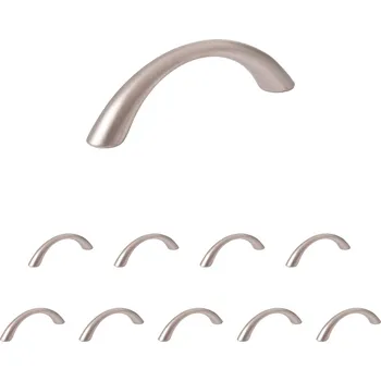 Nábytkové kování Walteco Nábytková úchytka Gitka rozteč 64mm, matný nikl Množství: 10 ks