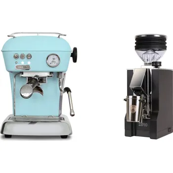 Kávovar Ascaso Dream ONE, Kid Blue + Eureka Mignon Zero, CR black