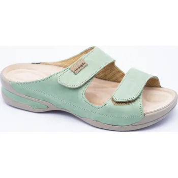 Dámská zdravotní obuv MEDISTYLE JUSTÝNA 3J-E17/1 zdravotní pantofel zelený, zelená - 42