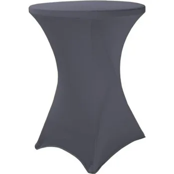 Napínací potah Elastický ubrus PRO na koktejlový stůl 70-80 cm (300 g/m2) Barva: antracit