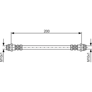 Brzdová hadice Brzdová hadice BOSCH 1 987 476 946