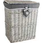 Koš na prádlo šedý P1375 - 45 x 35 x 57 cm