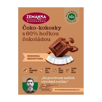 Bio čoko-kokosky s 60% hořkou čokoládou 5,5 kg