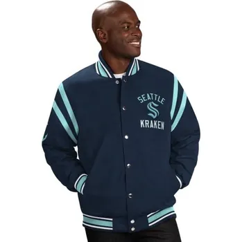 Pánská větrovka G-III Pánská bunda Seattle Kraken NHL Tailback Jacket Velikost: L