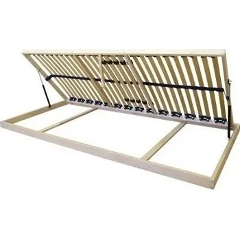 Postelový rošt TEXPOL OPTIMAL HARD 5V BOČNÍ VÝKLOP - lamelový rošt 80 x 200 cm, bukové lamely + březové nosníky