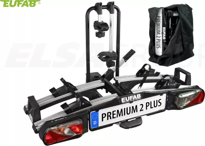 Nosič kol Eufab Premium II Plus - 2 kola, na tažné zařízení