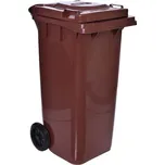 Popelnice na odpady 120L - hnědá