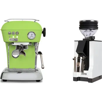 Kávovar Ascaso Dream ONE, Fresh Pistachio + Eureka Mignon Zero, BL white