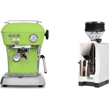 Kávovar Ascaso Dream ONE, Fresh Pistachio + Eureka Mignon Zero, CR white