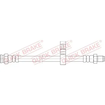 Brzdová hadice Brzdová hadice QUICK BRAKE 32.128