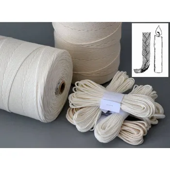 Výroba svíčky Kulatý knot průměr 2,2 mm balení 50 m