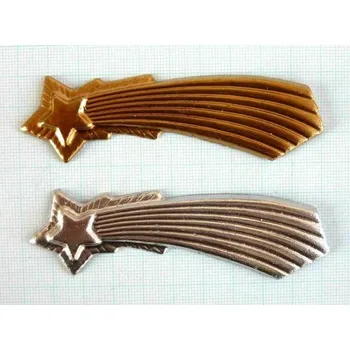 Vánoční dekorace Vosková ozdoba - Kometa - 1 ks stříbrná