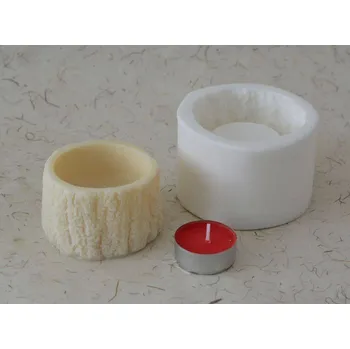 Silikonová forma - Pařízek svícen/květináč prům. 75 x 45 mm