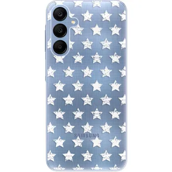 Pouzdro na mobilní telefon Odolné silikonové pouzdro iSaprio - Stars Pattern - white - Samsung Galaxy A25 5G