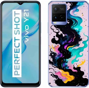 Pouzdro na mobilní telefon Gelový kryt mmCase na Vivo Y21/Y21s/Y33s - abstraktní motiv 4