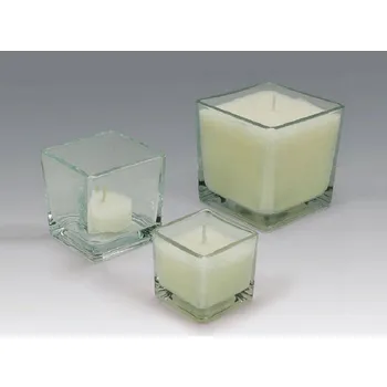 Svícen Sklenička - KOSTKA 4,7 x 4,7 x 4,2 cm