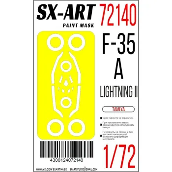 Plastikový model 1/72 Paint mask F-35A (TAM)