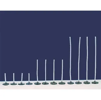 Výroba svíčky Hotový knot s plíškem délka 100 mm balení 10 ks