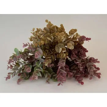 umělá květina Canea Polsko Umělá kytice - Eukalyptus 33 cm HNĚDÝ