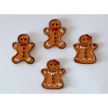 Vánoce Malovaný perníček se samolepkou PANÁČEK