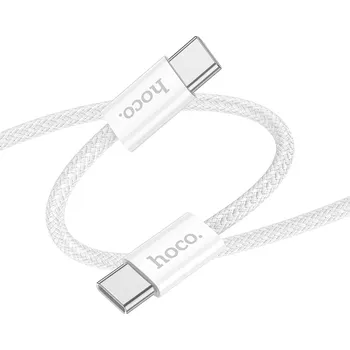 Datový kabel Hoco Kabel USB-C to USB-C - Hoco, X104 Source 60W/3A 100cm White