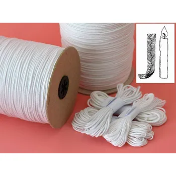 Výroba svíčky Kulatý knot průměr 3,5 mm balení 20 m