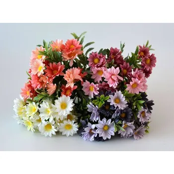 umělá květina Umělé květiny - Sedmikrásky FIALOVÉ