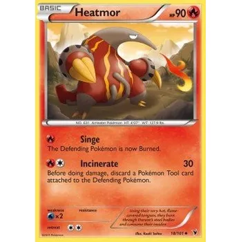 Karetní hra Pokémon NVI 018/101 Heatmor - Noble Victories Stav: Excellent, Verze: NORMAL