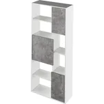 Kondela Regál, bílá/ beton, ULIMI