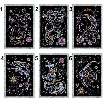 Dětské navlékací korálky Perlový obrázek MINI č. 6 - Ryba