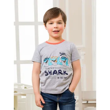 Chlapecké triko - WINKIKI WKB 01748, šedá Barva: Šedá, Velikost: 110