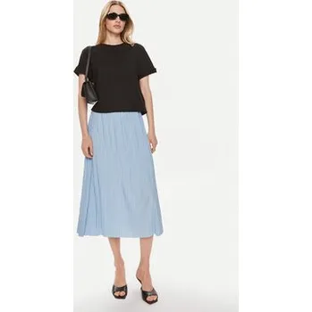Dámská sukně Samsøe Samsøe Plisovaná sukně Uma F18303206 Světle modrá Regular Fit L
