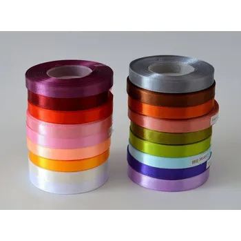 Stuha Saténová stuha 1,2 cm P - MĚDĚNÁ