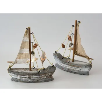 Dřevěná dekorace - Loď