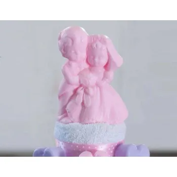 Silikonová forma - Svatební pár - 70 x 40 x 100 mm