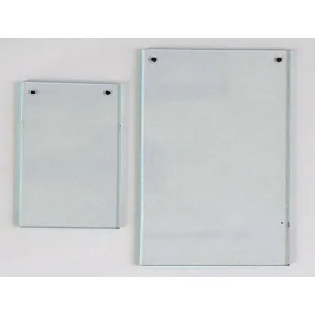 Obdélníkové SKLO se dvěmi dírkami 11 x 8 cm, tl. 3 mm