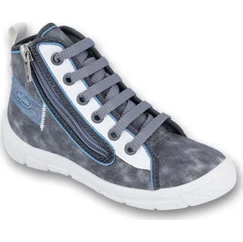 Chlapecké tenisky BEFADO 547X001 25 - tenisky-kotníčkové, zip, šedá batika Velikost: 25