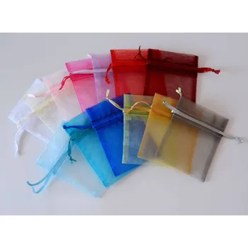 Dárková krabička Dárkový sáček na šperky 8 x 10 cm TMAVĚ MODRÝ