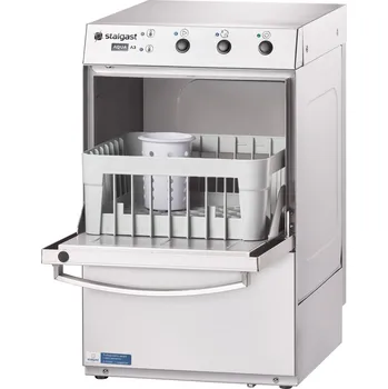 Myčka nádobí Myčka na sklo s dávkovačem mycího prostředku a odtokovým čerpadlem, koš 350x350 mm | STALGAST, 801351