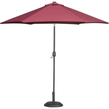 Slunečník Slunečník 270 cm bordó MANGO s klikou