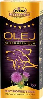 VITAR Veterinae Ostropestřec olej 500ml