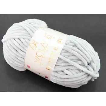 Příze Bunny Baby - světlá stříbřitě šedá 36