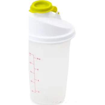 Shaker ŠEJKR z odolného plastu se stupnicí