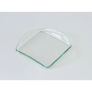 Svícen Skleněný svícen - čtvercový s kruhy MALÝ