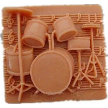 Silikonová forma - Bubny 58 x 56 x 30 mm