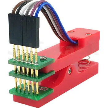 Elektronická stavebnice LaskaKit_cz Pogo Pin Probe Clip - Programovací a testovací svorka Počet pinů: 4P