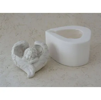 Silikonová forma - Děťátko v křídle B - 100 x 115 x 60 mm