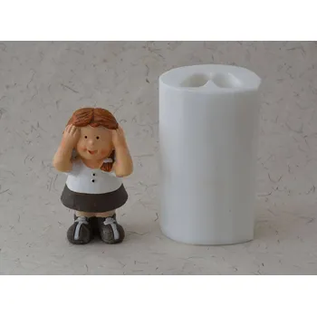 Forma na odlévání Silikonová forma - Holka 55 x 48 x 110 mm