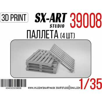 Plastikový model 1/35 Pallet (4 pcs.)