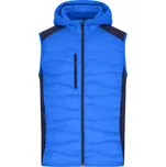 James&Nicholson Pánská hybridní vesta JN1328 Blue-Navy XL